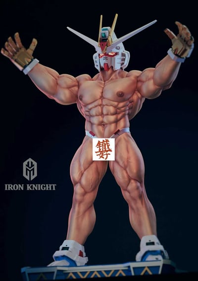 【預購】自由戰士（頭雕眼睛可亮燈）X IRON KNIGHT鐵騎士7