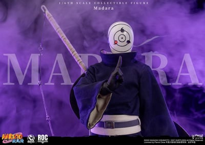 【預購】《火影忍者 疾風傳》1/6可動人偶 ROC-021 Madara宇智波斑【白面具】X Rocket Toys 正版授權5