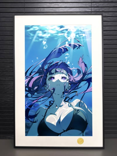 【預購】葬送的芙莉蓮《水中菲倫》動漫二次元裝飾畫 X H2工作室3
