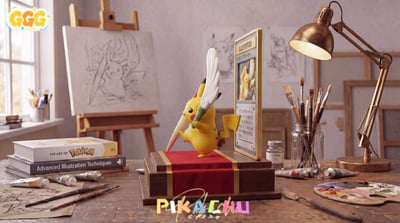 【預購】寶可夢 畫師皮卡丘 X GGG工作室5