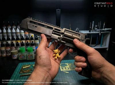 【預購】生化危機9 收藏級仿真樹脂模型 安魂左輪Requiem X CGS恒金5