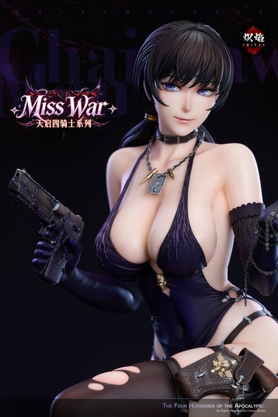 【預購】鏈鋸人 天啟四騎士第一彈 Miss War‑戰爭小姐 三鷹朝 X 熾焰工作室6