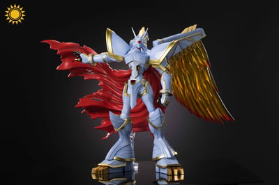 【預購】數碼寶貝 雙配色 阿爾法獸 X 太陽模玩7