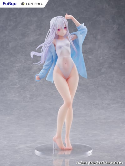【預購】TENITOL TALL NO GAME NO LIFE 遊戲人生 白-泳裝Ver. X FuRyu13