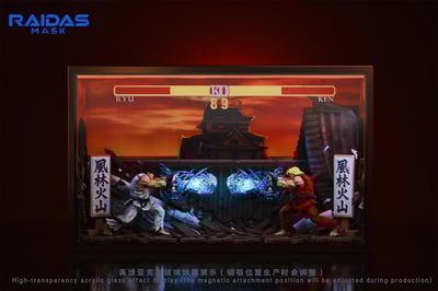 【預購】快打旋風 沖擊對決 隆Ryu與肯Ken X Raidas Mask(R.M.S)4