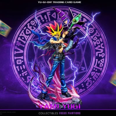【預購】遊戲王 歷代男主男一及王牌獸 暗遊戲&黑魔術師 X Vzai1
