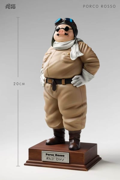 【售罄展示追加請私訊客服@toystationtw】宮崎駿 人物圖鑒之《紅豬波魯克》X 龍喵工作室4