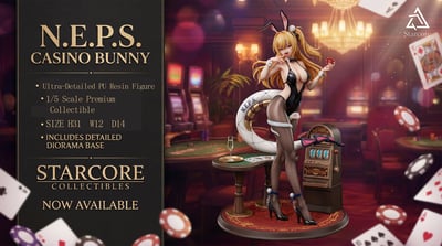 【預購】絕區零 兔女郎系列第一彈  賭場發牌的希希芙 X Starcore工作室2