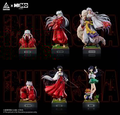 【預購】犬夜叉 托腮犬夜叉雕像 X Exorcism破魔+MIMO6