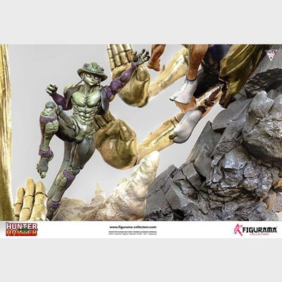 【現貨秒發】獵人 尼特羅vs梅路艾姆 X FIGURAMA石油場 正版授權8