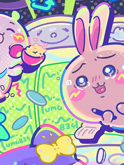 【預購】《賽博吉伊卡哇》動漫裝飾畫 X 星空工作室6