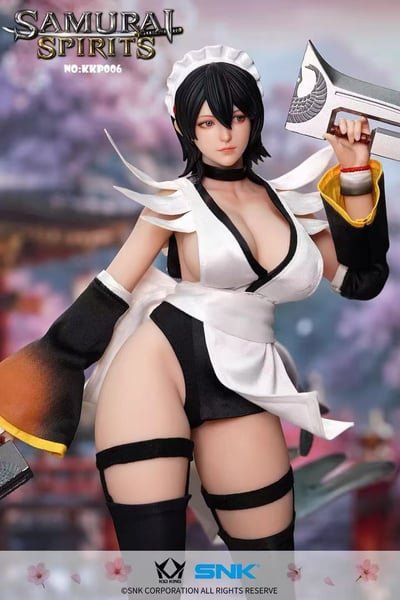 【售罄展示追加請私訊客服@toystationtw】KID KING 可動人偶KKP006 侍魂 曉 伊呂波 X SNK 正版授權5