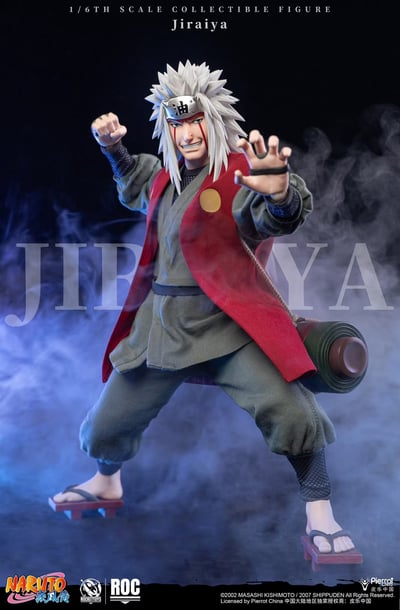 【預購】火影忍者 疾風傳 1/6 Jiraiya 自來也 可動人偶  ROC-019 ROC-020 X Rocket Toys 正版授權6