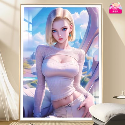 【預購】七龍珠 人造人18號 經典裝飾畫爆品限時合集 X 阿喵畫社3