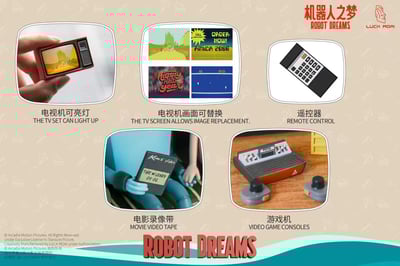 【預購】機器人之夢 官方授權手辦雕像 X LUCK MOAI10