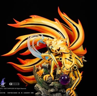 【現貨秒發】火影忍者 九喇嘛鏈接模式 漩渦鳴人 X 皮樂中國+雲頂摘星 正版授權1