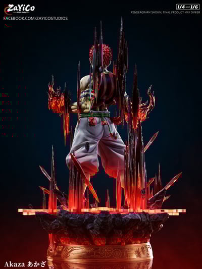 【預購】鬼滅之刃 雙比例 上弦三-猗窩座 X Zayico工作室16