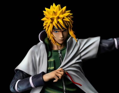 【售罄展示追加請私訊客服@toystationtw】火影忍者 經典名場面 波風水門&玖辛奈 X 圓火工作室6