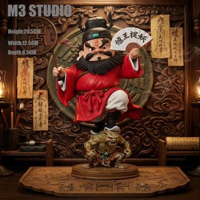 【預購】馗王捉妖 Q版鐘馗雕像 X M3工作室1