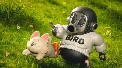 【預購】七龍珠 WCF鳥山明系列007 遛狗鳥山明 X ZOR-Studios&TOR-Studios1