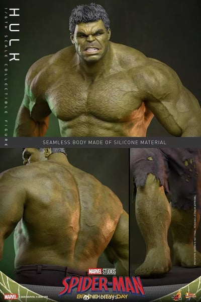 【售罄展示追加請私訊客服@toystationtw】《蜘蛛人：嶄新之日》浩克Hulk MMS905 X HOTTOYS10