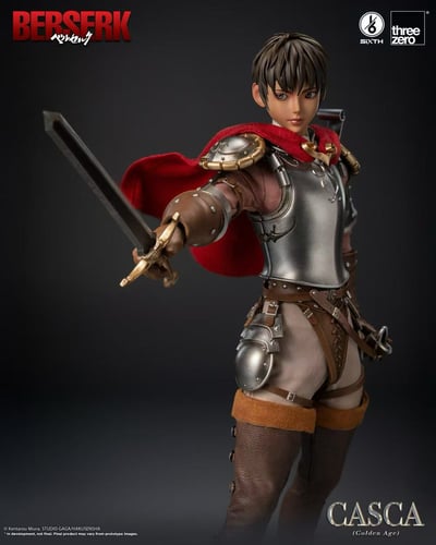 【售罄展示追加請私訊客服@toystationtw】劍風傳奇 可動人偶 3Z09370W0 黃金時代 卡思嘉 X Threezero8