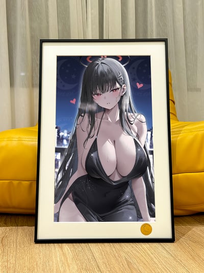 【預購】蔚藍檔案《黑禮服莉音》裝飾畫 X 星空工作室3
