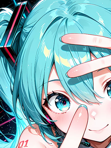【預購】初音未來《YES初音》動漫裝飾畫&冰箱貼 X 巴洛克工作室5