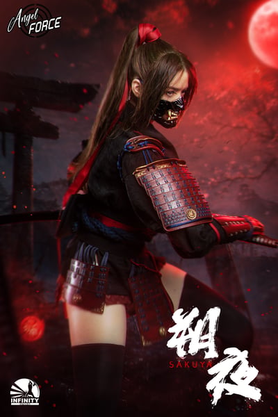 【預購】月下遊俠 Angel Force系列 1/3矽膠可動「朔夜」（黑色ver.）X 開天工作室13