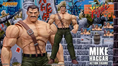 【預購】快打旋風 可動人偶CAFF01 邁克·哈格 X Storm Collectibles2