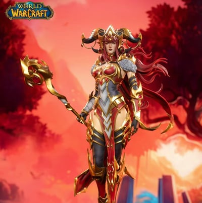 【預購】魔獸世界 紅龍女王 阿萊克絲塔薩 雕像 BLZ016 X Blizzard暴雪遊戲1