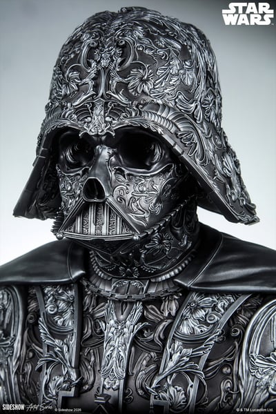 【售罄展示追加請私訊客服@toystationtw】星球大戰 黑武士 Darth Vader 達斯·維達 藝術胸像 200664 X Sideshow13