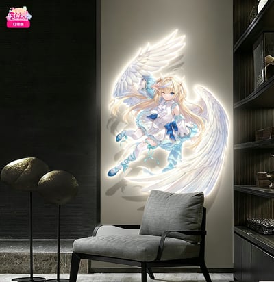 【預購】天使紛擾 白雪乃愛燈帶畫 X 阿喵畫社3