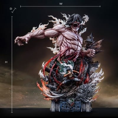 【現貨秒發】進擊的巨人 第二彈 艾倫·耶格爾 艾連·葉卡 X Hertz-Studio1