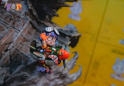 【售罄展示追加請私訊客服@toystationtw】怪博士與機器娃娃 阿拉蕾系列008 飛機阿拉蕾 X TOR-Studio4