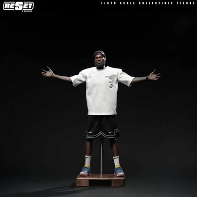 【預購】NBA 1/6收藏級可動人偶套裝 詹姆斯中國行 X Reset-Studio6
