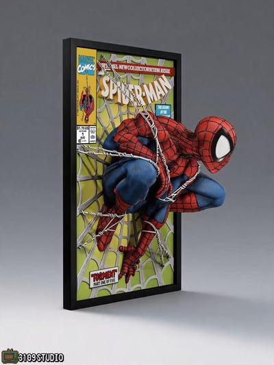【預購】Marvel漫威 立體壁畫雕像 蜘蛛人漫畫封面 X 3109工作室7