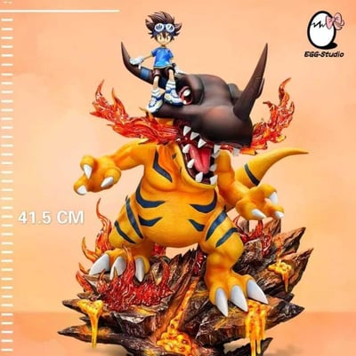 【售罄展示追加請私訊客服@toystationtw】數碼寶貝 太一暴龍獸 X EGG阿蛋小作坊1