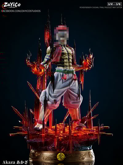 【預購】鬼滅之刃 雙比例 上弦三-猗窩座 X Zayico工作室2