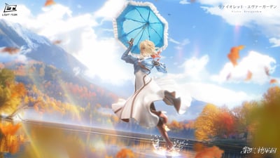 【代購】紫羅蘭永恆花園 薇爾莉特 踏水名場景 X 輕型小組 Light Team1