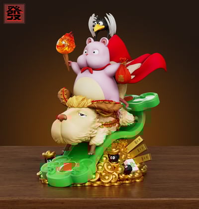 【預購】宮崎駿 招財坊寶寶&茵茵狗聯動 X 發工作室4