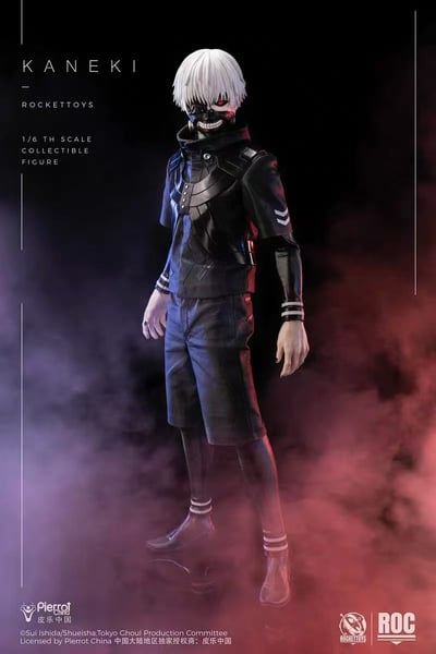 【售罄展示追加請私訊客服@toystationtw】東京喰種 1/6可動人偶 戰鬥服Ver. ROC-025 金木研 X Rocket Toys+皮樂中國 正版授權11