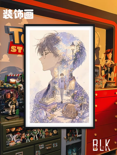 【預購】庫洛魔法使《雪兔剪影》動漫裝飾畫&冰箱貼 X 巴洛克工作室4