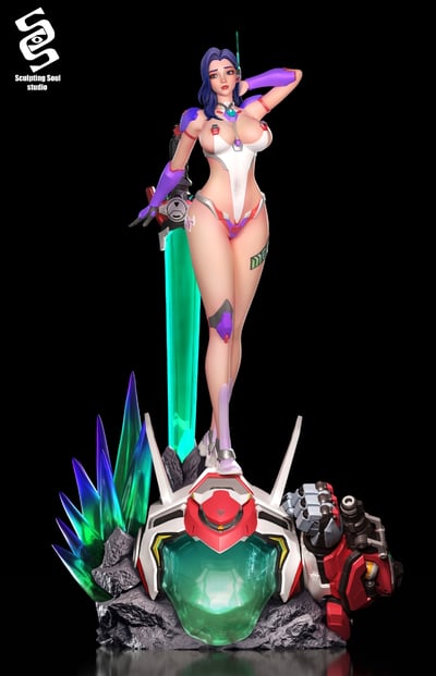 【售罄展示追加請私訊客服@toystationtw】Overwatch：守望先鋒 D.Mon李侑娜 X Sculpting Soul2
