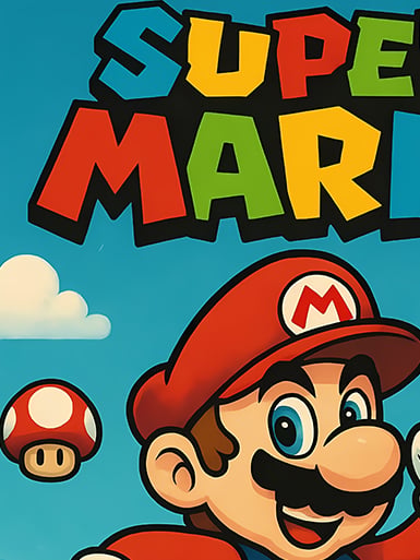 【預購】Super Mario《復古瑪利歐》動漫裝飾畫&冰箱貼 X 巴洛克工作室5