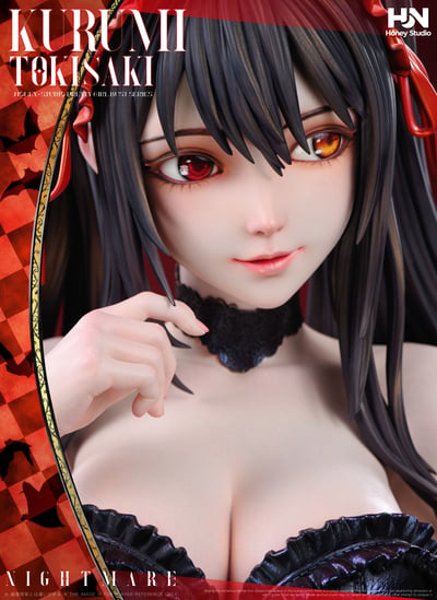 【預購】約會大作戰 時崎狂三 1/1 半身像 · 致命誘惑終章 全球限量66體 X Honey Studio5
