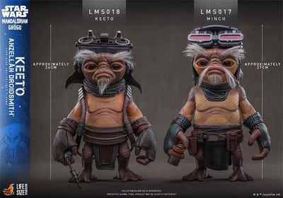 【預購】星際大戰《曼達洛人與古古》可動 LMS018 基托 安澤爾機器人專家 X HotToys(HT)7