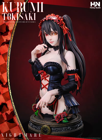 【預購】約會大作戰 時崎狂三 1/1 半身像 · 致命誘惑終章 全球限量66體 X Honey Studio2