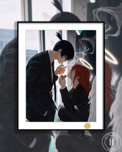 【預購】鏈鋸人《早川秋天使惡魔》動漫裝飾畫 X H2工作室2