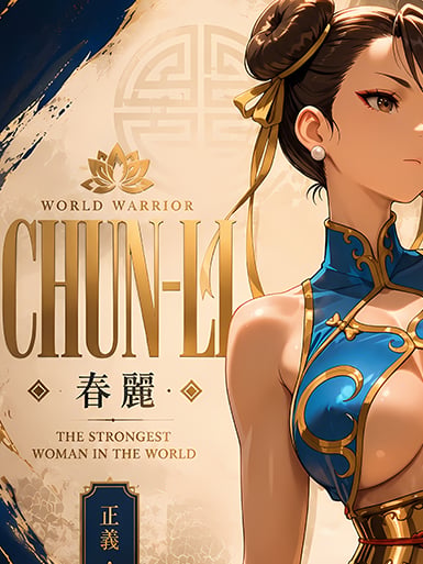 【預購】街頭霸王《檔案春麗》裝飾畫&冰箱貼 X 巴洛克工作室5
